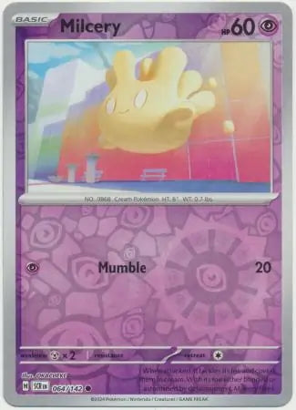 Stellar Crown Milcery #64/142 reverse holo
